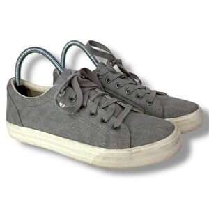 Taos Sneakers Women's 8.5 Plim Soul Canvas Lace Up Comfort‎ Shoes Gray